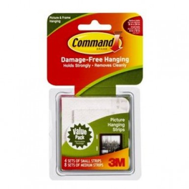 3m Command™ strips for wooden and upvc windows
