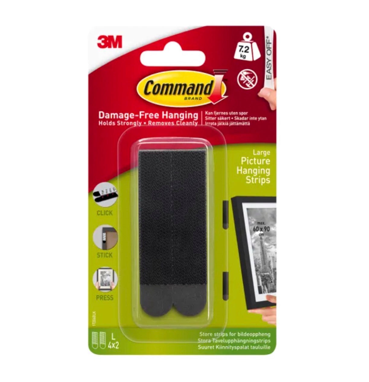 3m Command™ strips for wooden and upvc windows