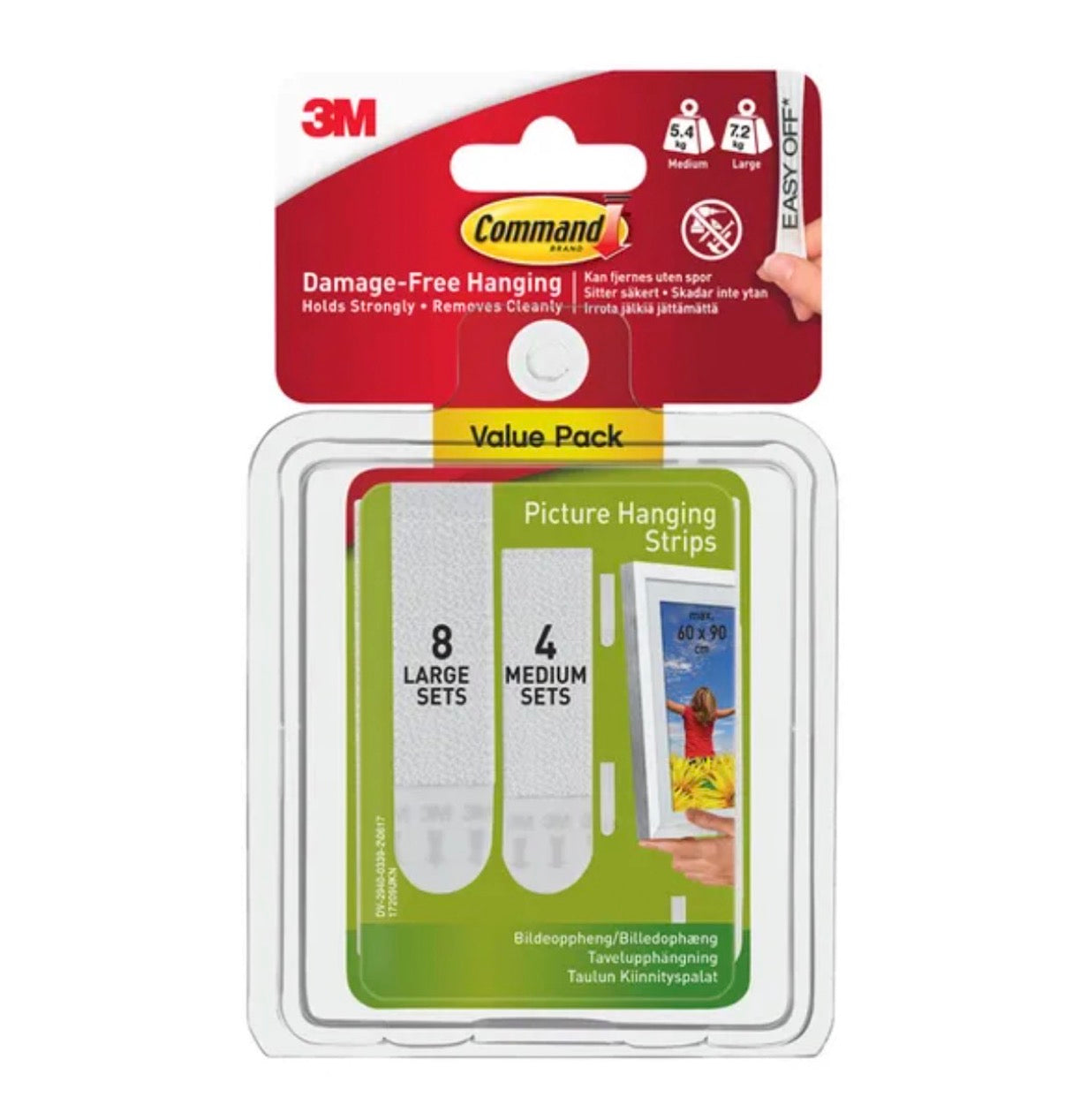 3m Command™ strips for wooden and upvc windows