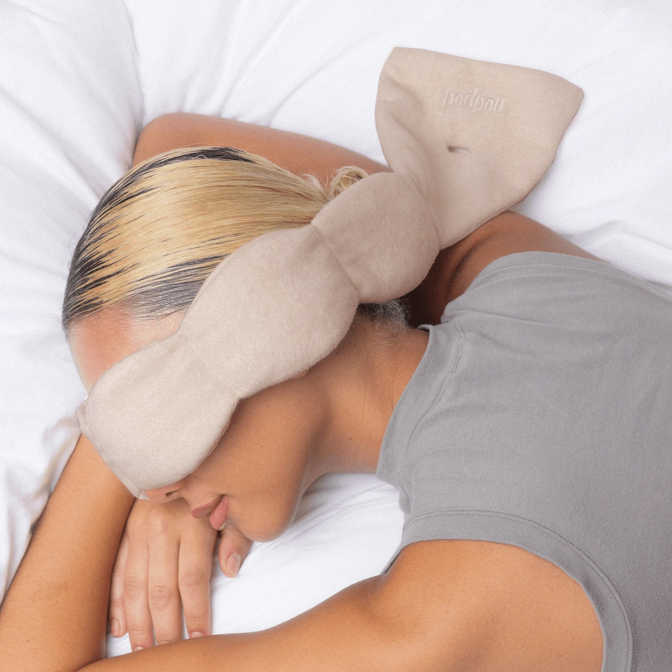 Weighted Sleep Eye Mask by Nodpod